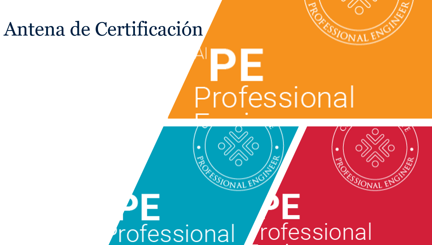 Obtención de la certificación profesional PE (Professional Engineer).
